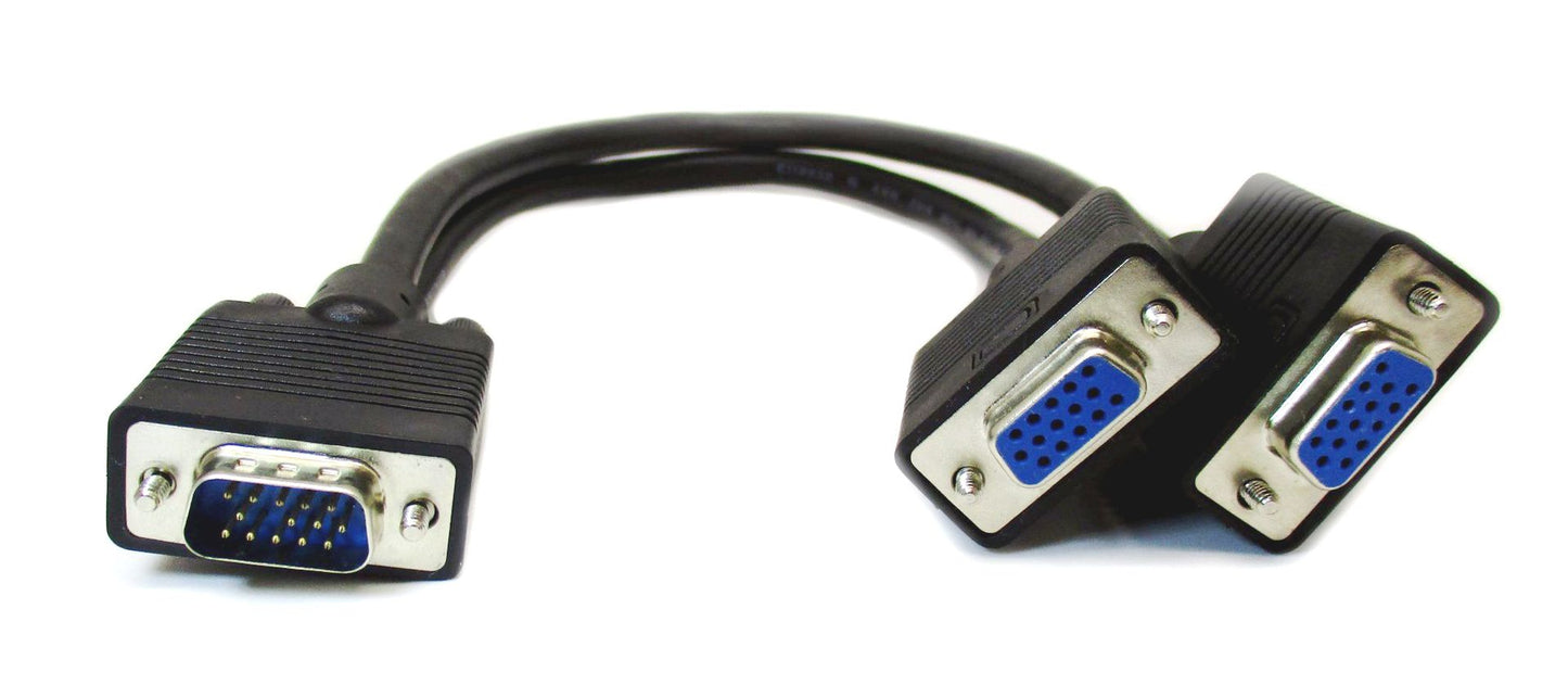 VGA Y-Splitter (VGA X2 - VGA F)