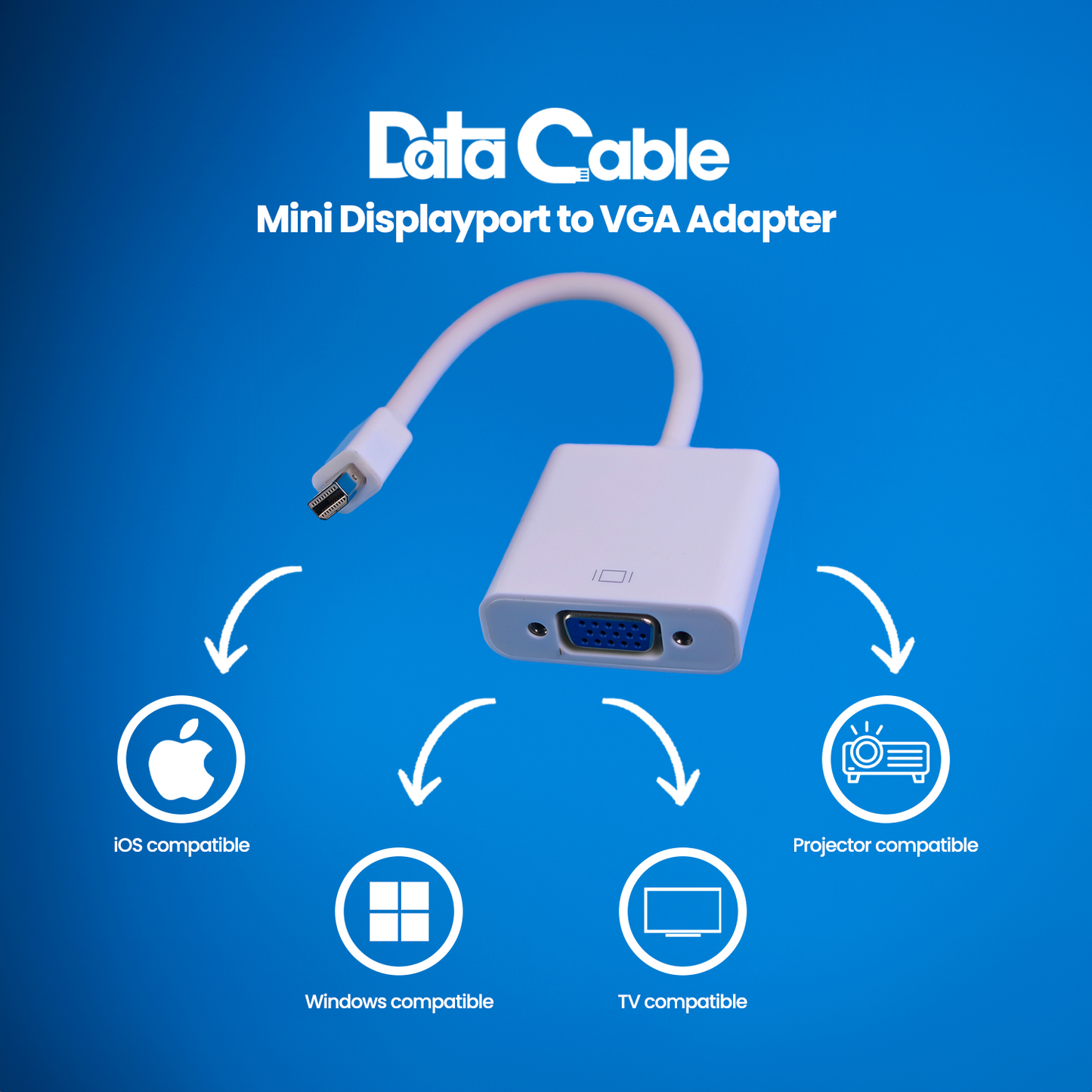 Mini DisplayPort to VGA Adapter