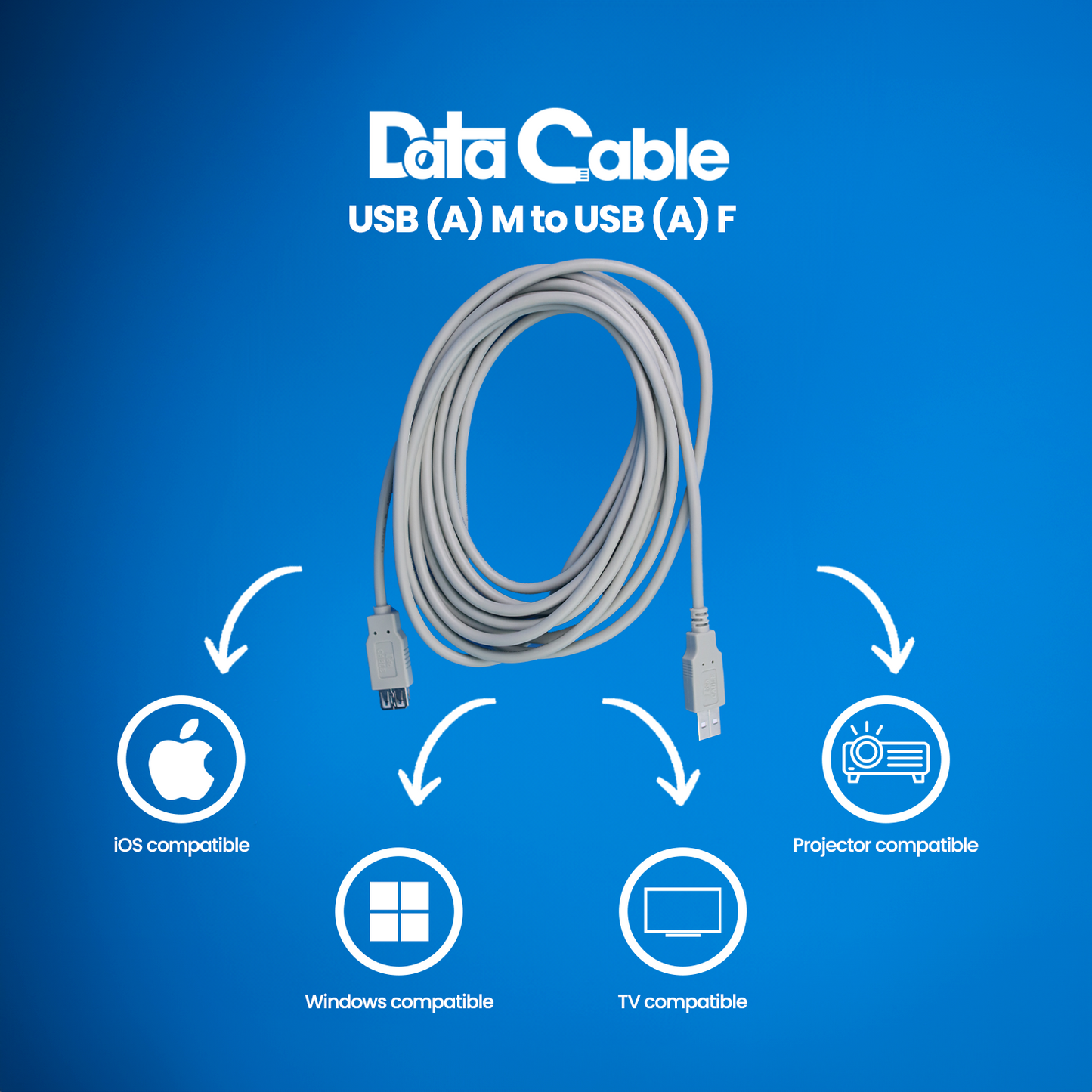 USB A(M) TO A (F)