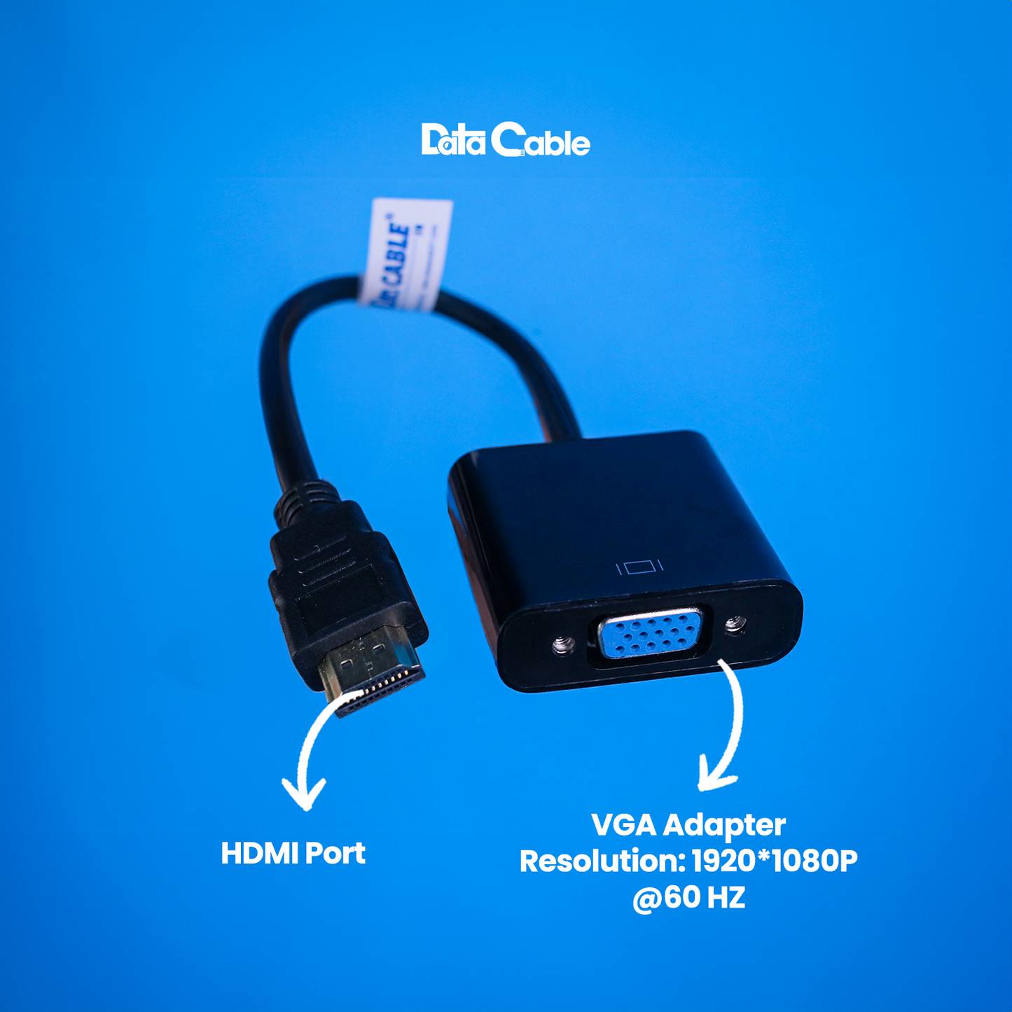 HDMI (M) to VGA (F) Adapter w/ Audio and Power port