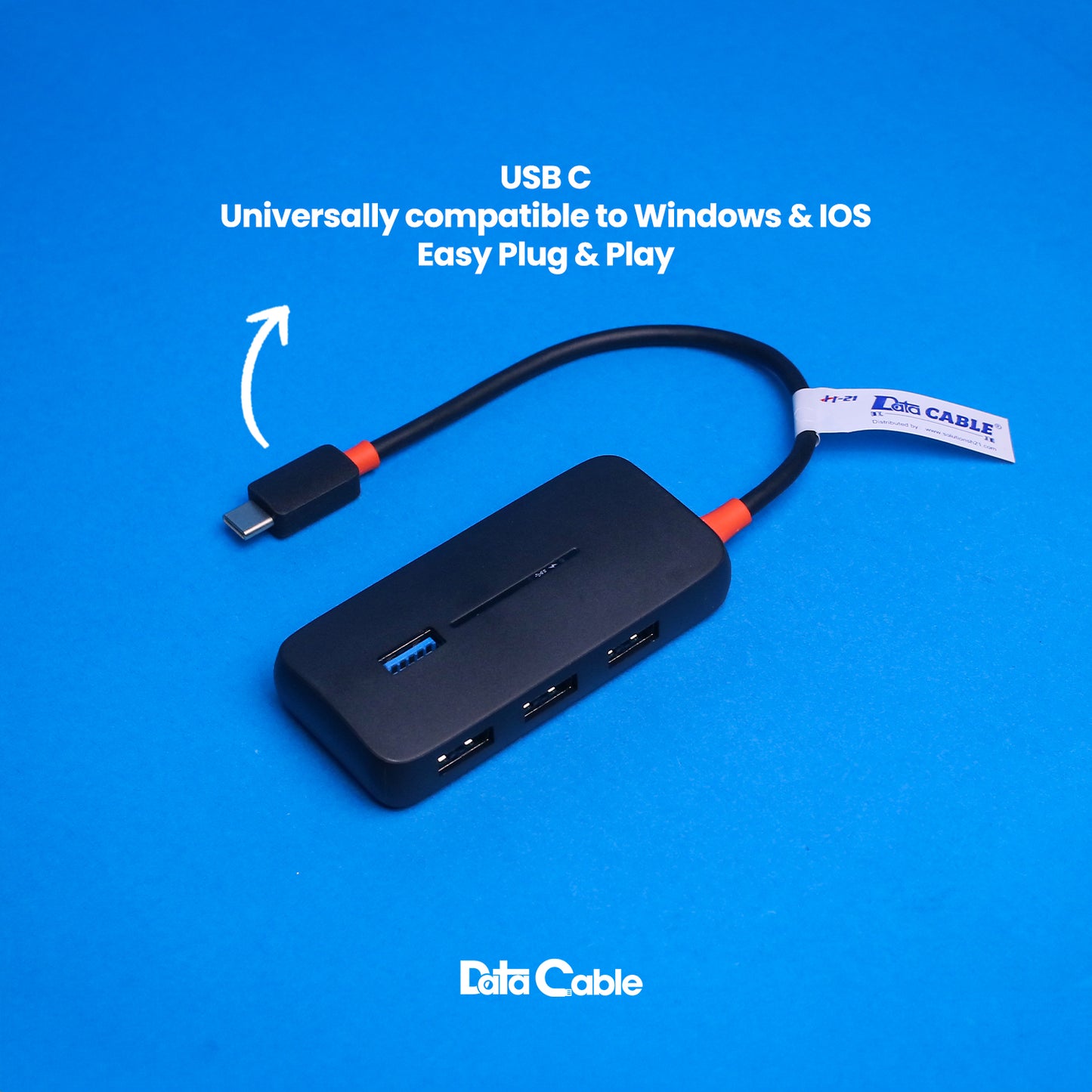 USB C to USB 3.0 4 port Hub